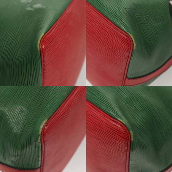 LOUIS VUITTON Epi Petit Noe Shoulder Bag Bicolor Green Red M44147 - Picture 10 of 13